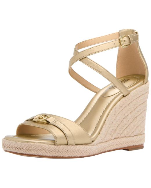 Michael Kors Natural Dy Wedge Sandal Keilsandale