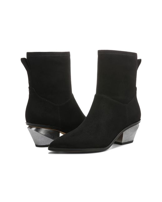 franco sarto black ankle boots