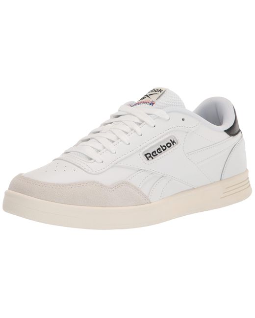 Reebok Black S Court Advance Own The Icons Logo Lace Up Casual And Fashion Sneakers