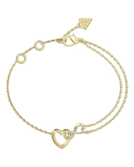 Bracciale da donna collezione Iconique. Bracciale realizzata in acciaio e di colore argento. Misure: S. La referenza è: di Guess in Metallic