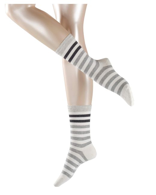 Esprit Multicolour Stripe Sokken Met Comfortabele Manchetten in het Metallic