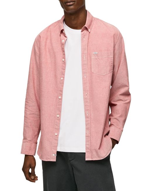 Pepe Jeans Pink Lowell Shirt for men