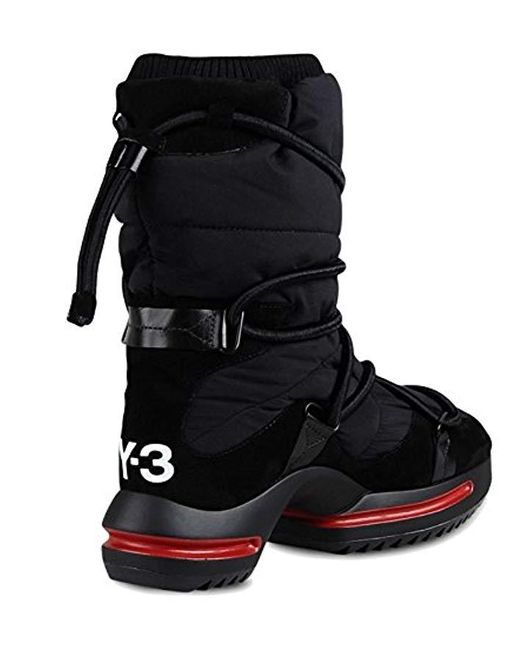 adidas Synthetic Y-3 Regu Snow Boots M21983 Black/black/powred 6.5 Uk 40  Eur 8 Usa | Lyst UK