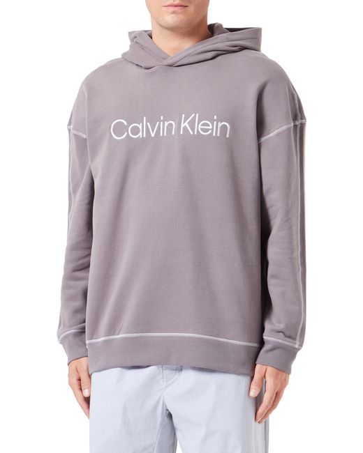 Calvin Klein L/S Hoodie Schwere Sweatshirts in Purple für Herren