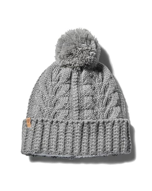 Berretto da Donna a trecce Autumn Woods Grigio TB0A1ERO di Timberland in Gray