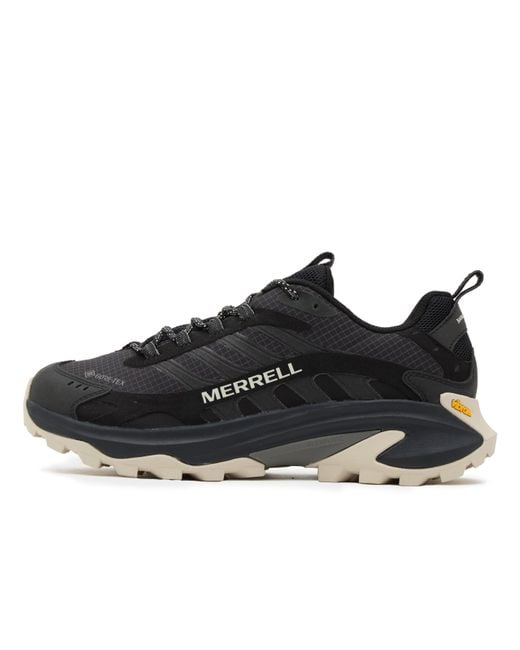 Merrell Black Moab Speed 2 Gore-tex Walking Shoes for men