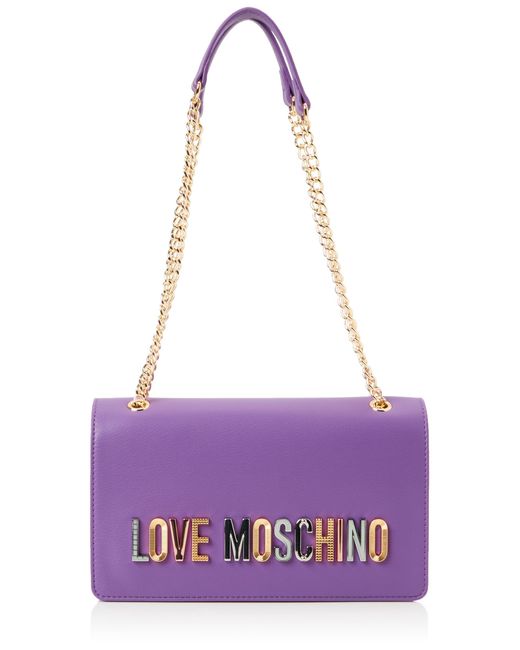 Borsa A Spalla di Love Moschino in Purple