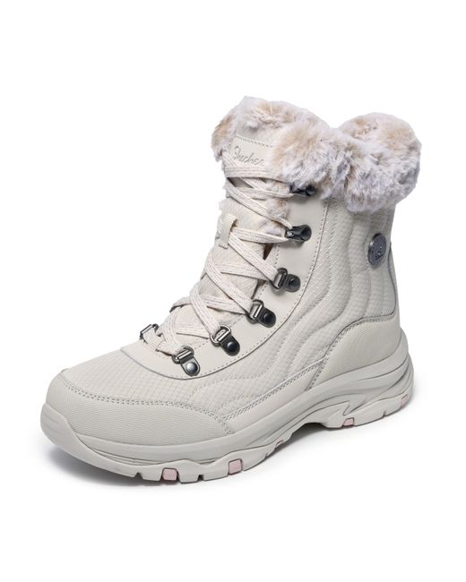 Skechers Trego-stormie Enkellaarsjes Voor in het Metallic
