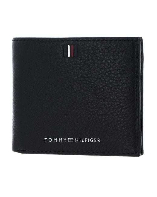 TH Central Mini CC Wallet Tommy Hilfiger de hombre de color Black