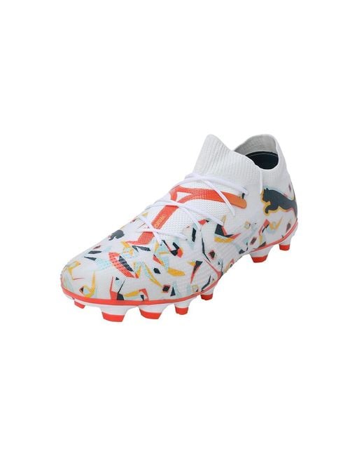 PUMA White Future 7 Match Creativity Fg/ag Soccer Shoes for men