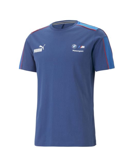 PUMA Shirt 'bmw m motorsport mt7' in Blue für Herren