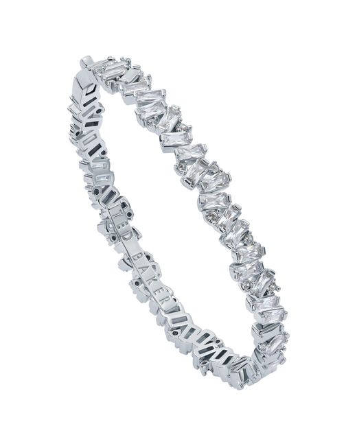 Ted Baker White London Clarina Crystal Cluster Bangle Bracelet For
