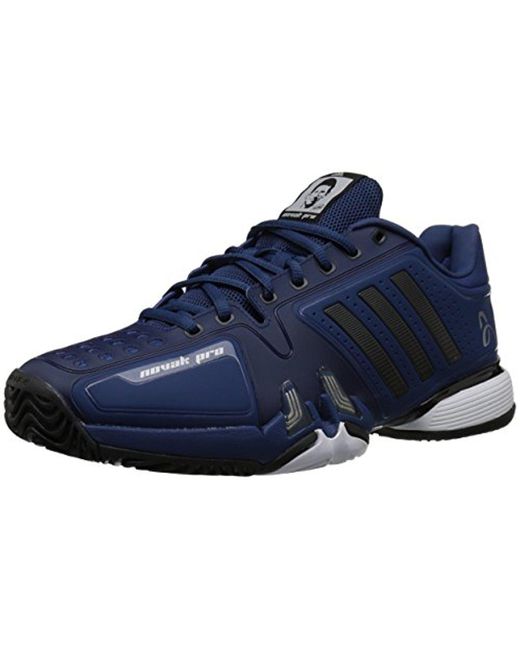 adidas Originals Synthetic Adidas Performance Novak Pro Tennis Shoe in Blue  for Men | Lyst