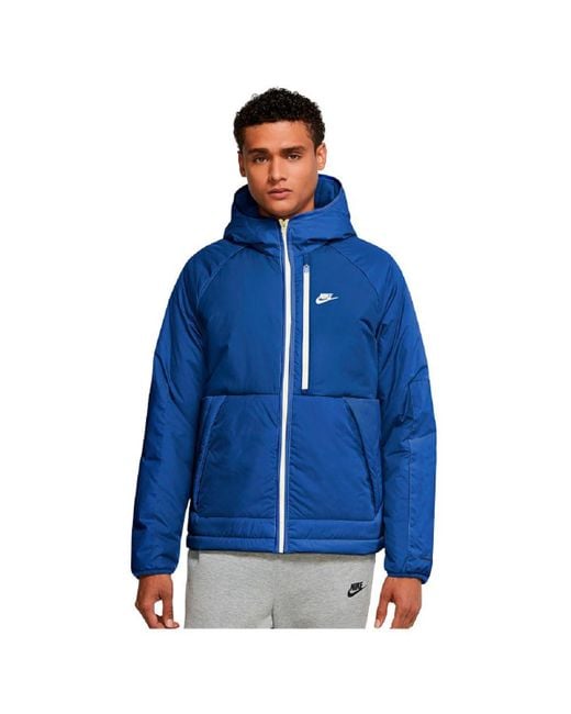 Nike Blue Sportswear Therma-fit Egacy Jacket Bue / Reguar Man for men
