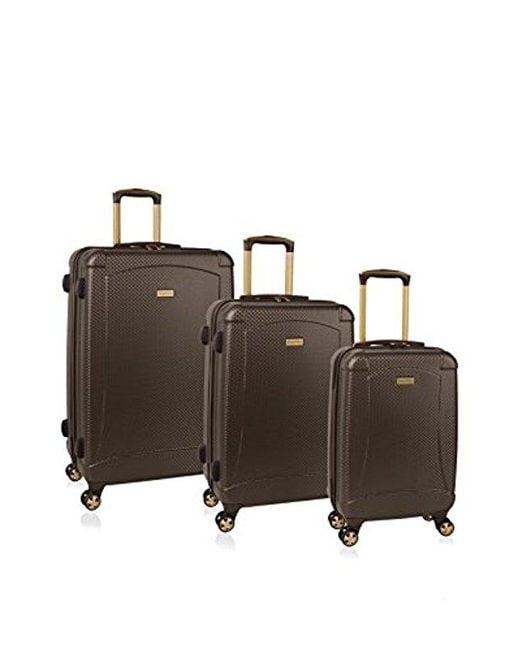 Tommy Bahama Brown Hardside 3 Piece Luggage Set for men