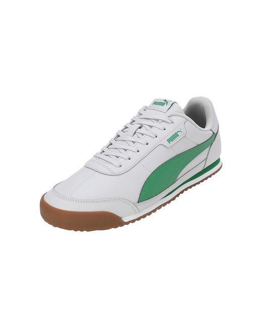 Puma roma shoes green clearance