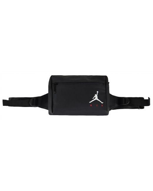 Nike Jordan Adjustable Straps Black Graphic Logo Crossbody Waist Bag Db8211 010 for men