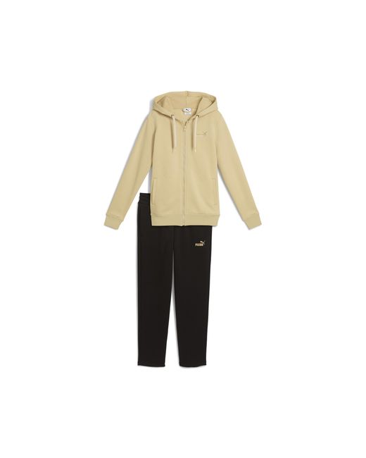 PUMA Metallic Hooded Sweat Suit Fl Op in het Multicolor