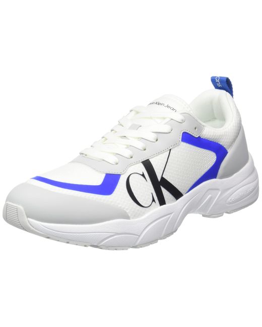 Calvin Klein Blue Retro Tennis Mesh Sneaker for men
