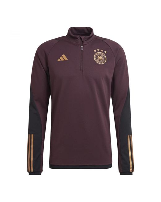 Adidas Purple Sweatshirts - Nationalteams DFB Deutschland Trainingstop rot