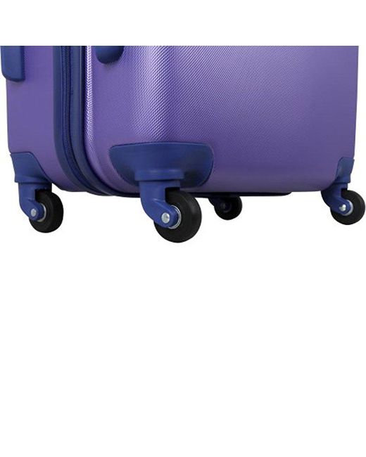 Anne Klein Blue Luggage Fast Lane 3 Piece Hardside Luggage Set, Aqua/violet, One Size