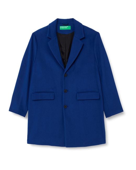 Benetton Blue Coat 2ydtun012 for men