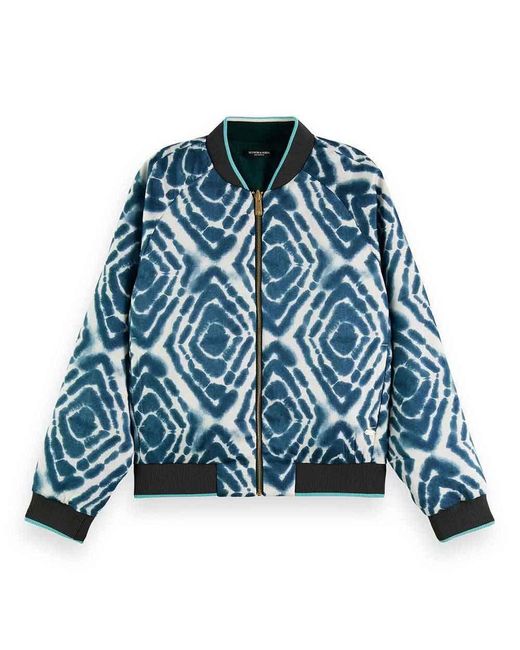 Scotch & Soda Blue Cotch & Oda 173126 Bober Jacket Uticoor