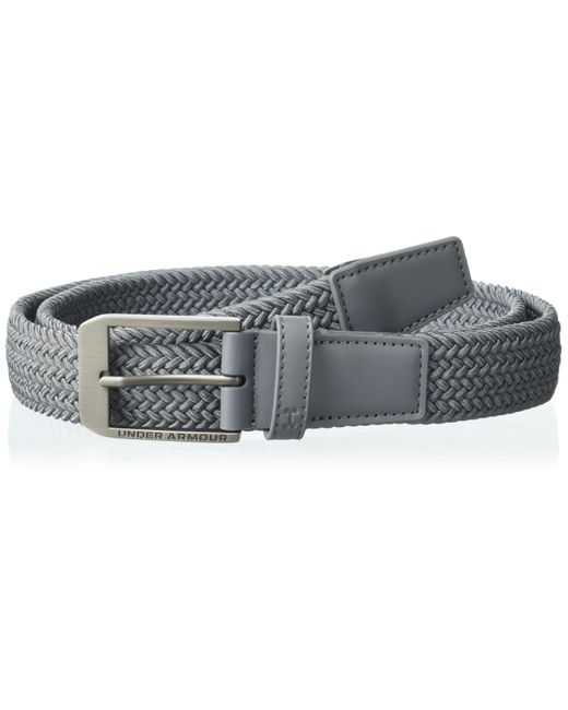 Under Armour Black Braided Golf Belt, for men