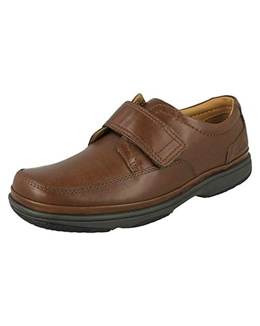 Clarks Tunsil Step Mens Black Wide 2E Comfort Casual Slip On Loafers Shoes
