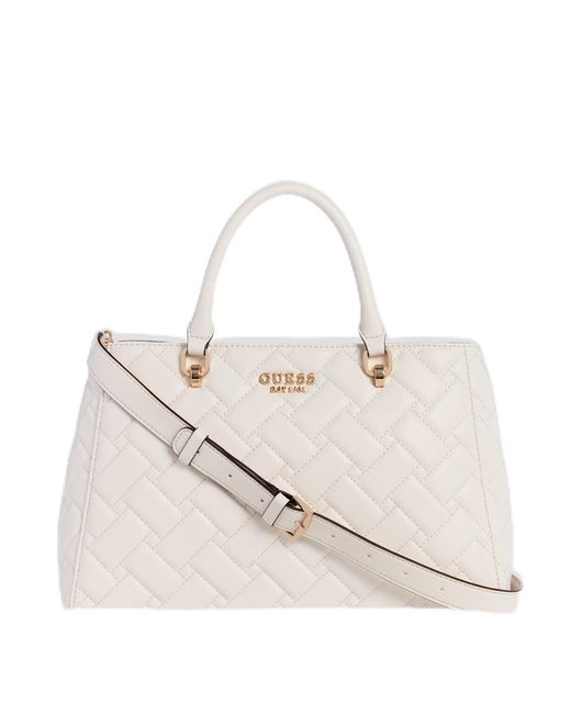 Guess White Alanna Girlfriend Satchel