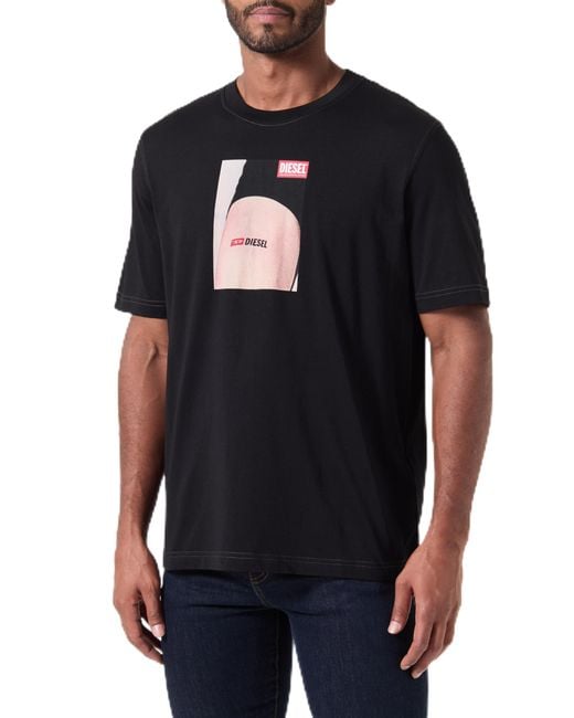DIESEL _T-ADJUST-K19 Maglietta_Shirt_Farbe: Schwarz_XL in Black für Herren