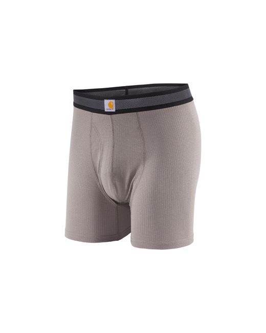 Carhartt Gray Force Stretch Grid 5" Boxer Brief for men