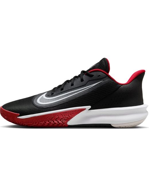 Nike Black Precision Vii Basketball Shoe for men