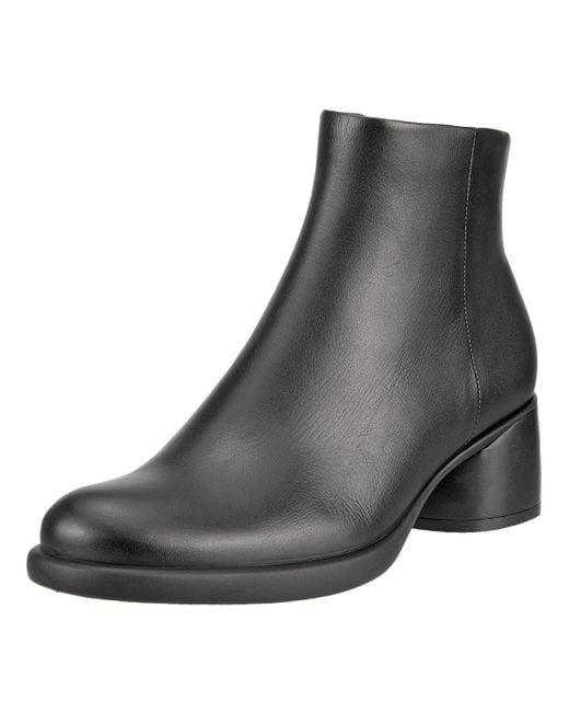 Ecco Sculpted Luxury 35mm Ankle Boot in Black | Lyst