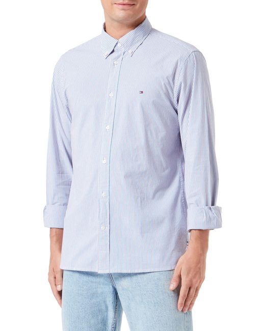 Flex Multi Stripe Rf Shirt Tommy Hilfiger de hombre de color Blue