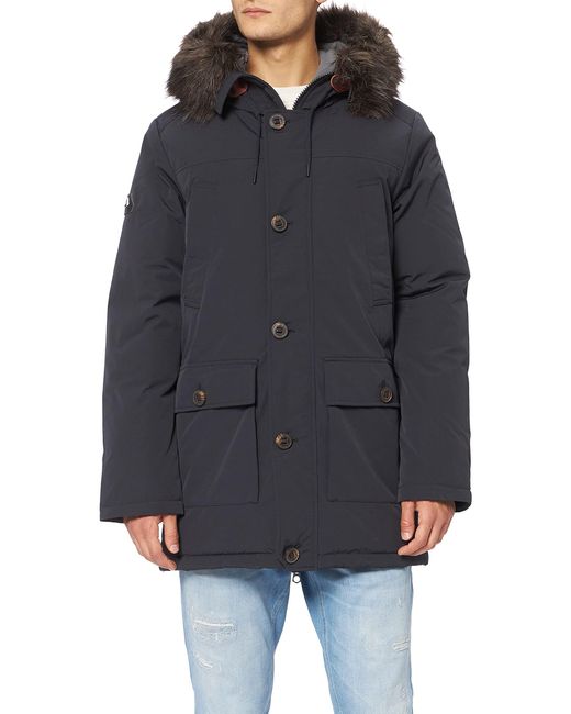 Superdry Gray New Rookie Down Parka for men