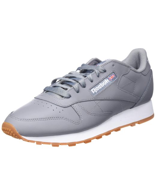 Reebok Classic Leather Sneaker in Gray für Herren