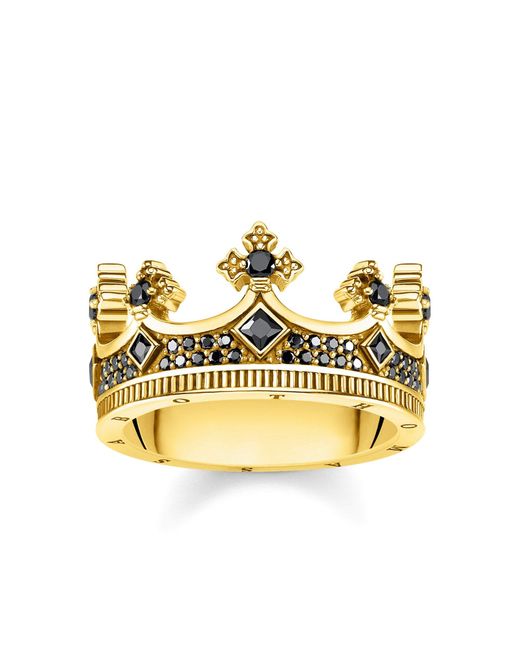 Thomas Sabo Metallic Ring "Krone" vergoldet TR2208-414-11 Ring "Krone" TR2208-414-11-62