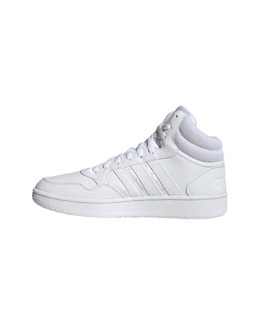 Adidas White Hoops Mid Sneaker Trainer Schuhe