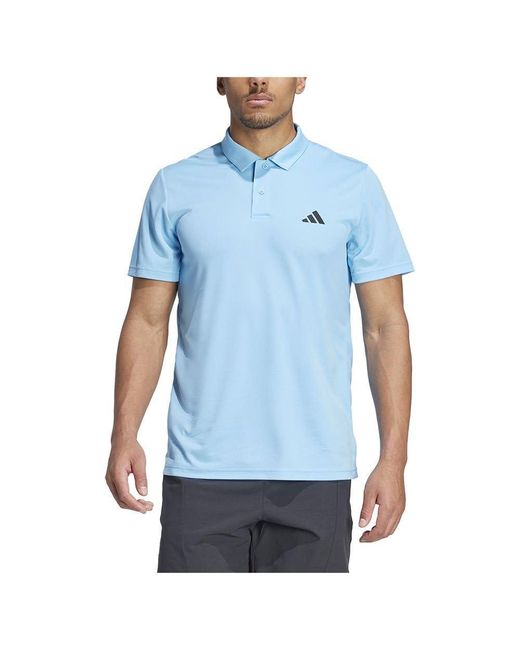 Train Essentials Training Polo Shirt Adidas de hombre de color Blue