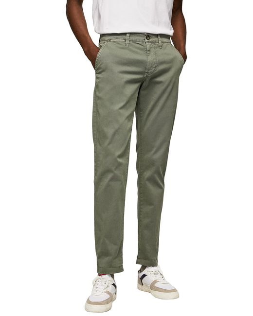 Pepe Jeans Green Charly Pants for men