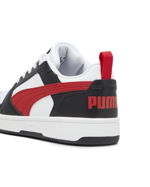 PUMA White Adults Rebound V6 Low Sneakers