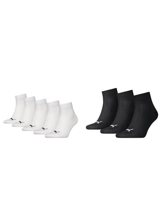 Socken Schwarz 35-38 Socken Weiß 35-38 PUMA de hombre de color Black
