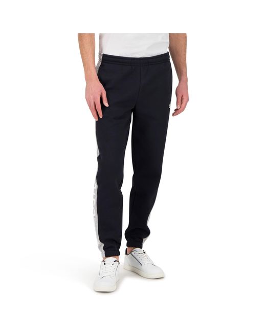 Pantalon de survêtement Lacoste pour homme en coloris Black