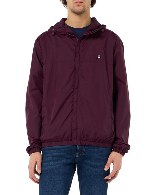 Benetton 2vdwun057 Jacke in Purple für Herren