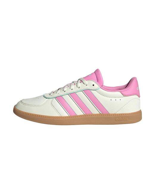 Adidas Breaknet Sleek Schuh Core White/Bliss Pink/Halo Mint 38 2/3