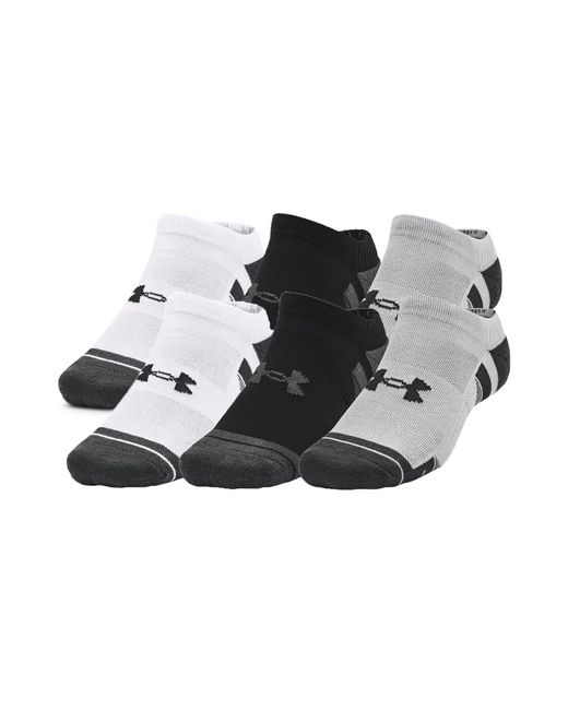 Under Armour 6 Paar Performance Tech No Show Sneakersokken in het Black
