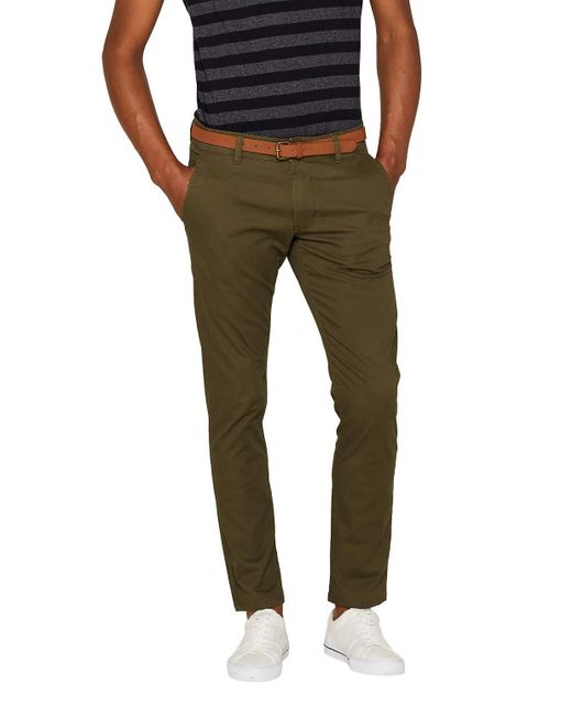 998EE2B806 Pantalones Esprit de hombre de color Verde - 39 % de descuento |  Lyst