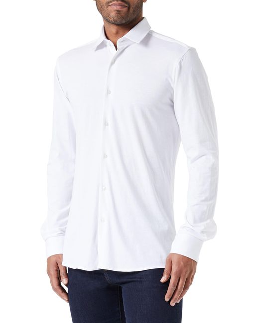 HUGO White Elisha02 Shirt for men