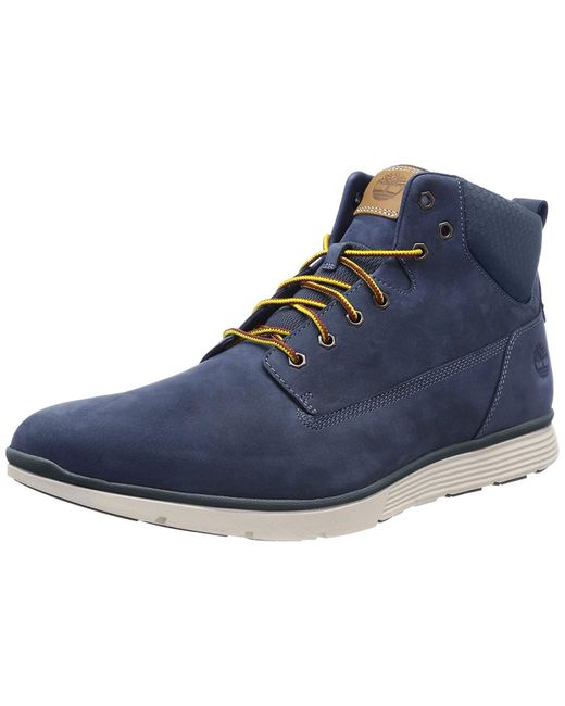 Timberland Wandelschoenen Heren Verkoop - Timberland Garrison Trail  Waterproof Hoog Grijs/Blauw